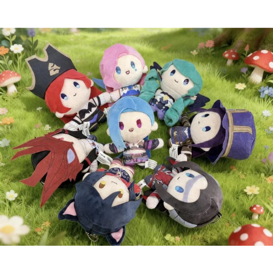 League of Legends Hand in Hand Magnetic Pumki Plush Keychain RIOT