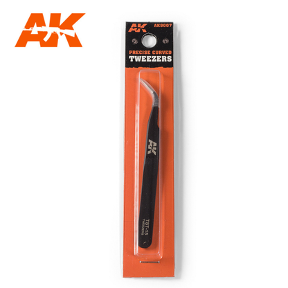 AK9007 AK Interactive Precise Curved Tweezers