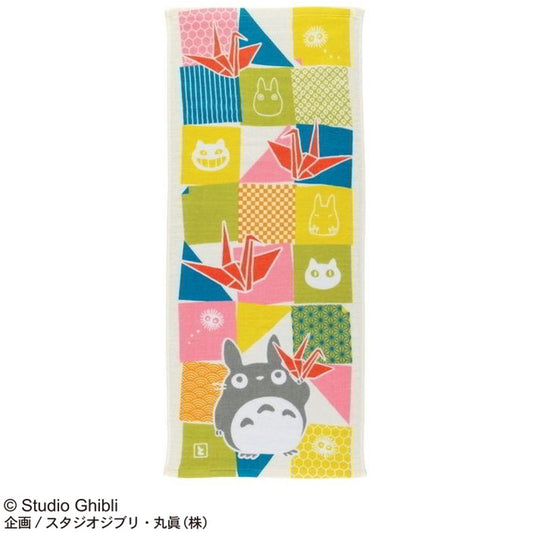 My Neighbor TotoroOrigami (Face Towel) Marushin Studio Ghibli Imabari Gauze Series Size: 13.4 x 31.5