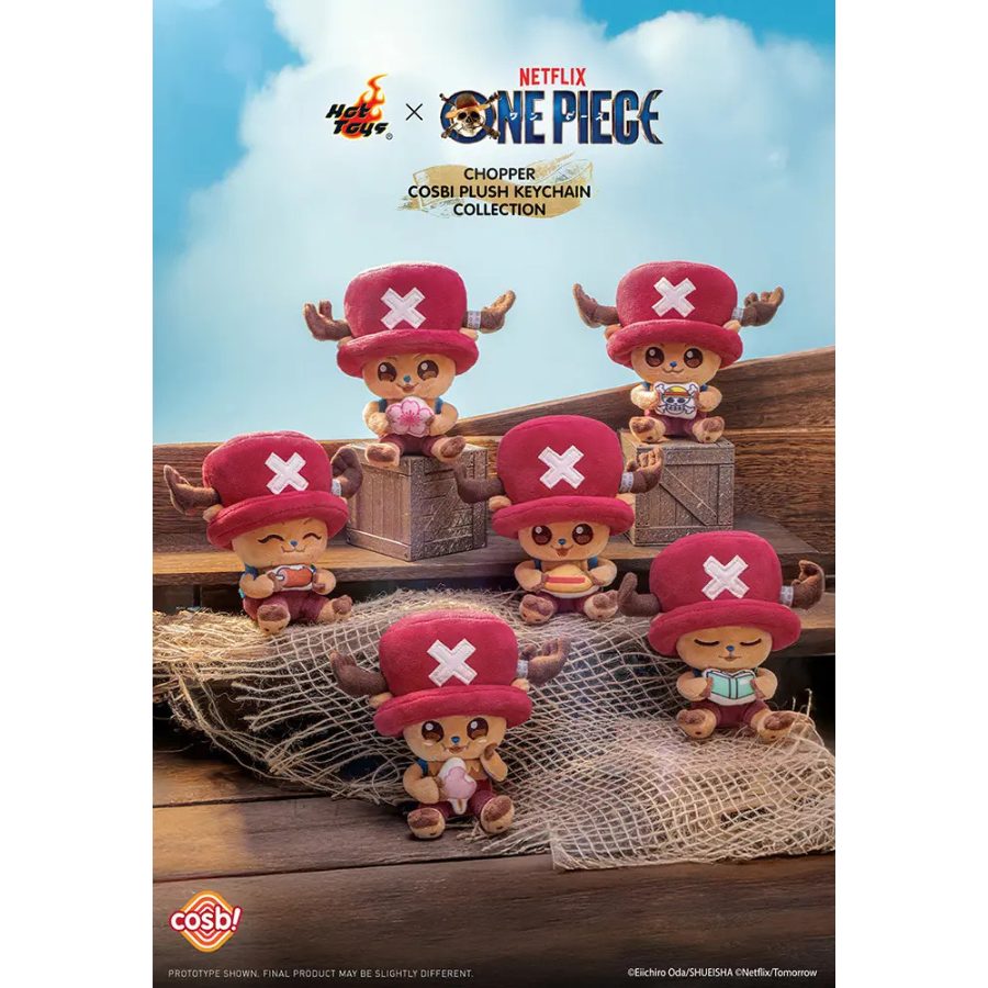 ONE PIECE ZAKKA Cosbi Chopper Plush Keychain Netflix Hot Toys