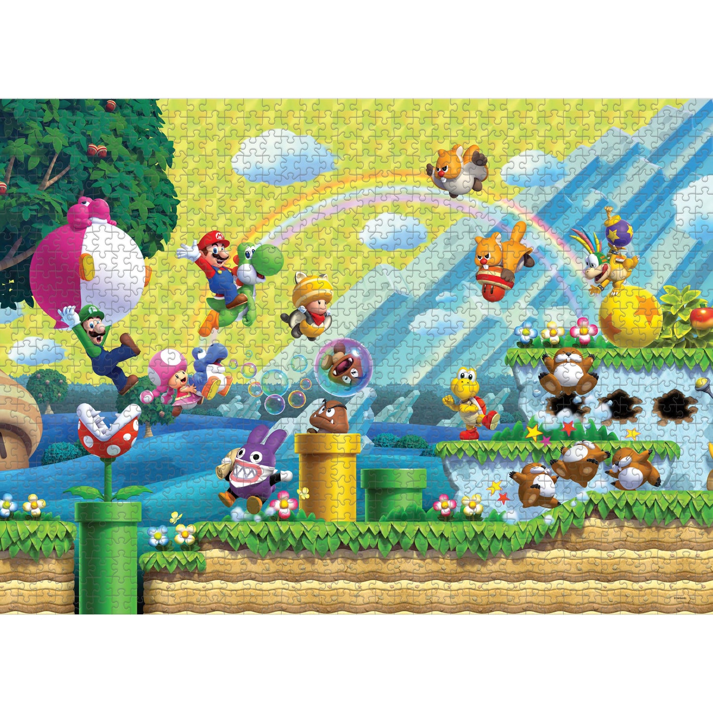Super Mario Chaos & Fun 1000 Piece Puzzle Usaopoly