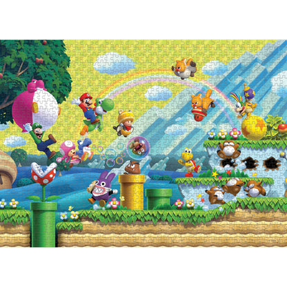 Super Mario Chaos & Fun 1000 Piece Puzzle Usaopoly