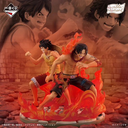 One Piece Ace & Luffy (Dramatic Memories)Ichibansho Figure BANDAI