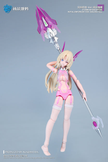SIREN SAKURA FALL (Limited Edition) Cyber Forest Fantasy Girls 1/12 Siren Storm Interceptor: Royal Enforcer Model Kit Nuke Matrix