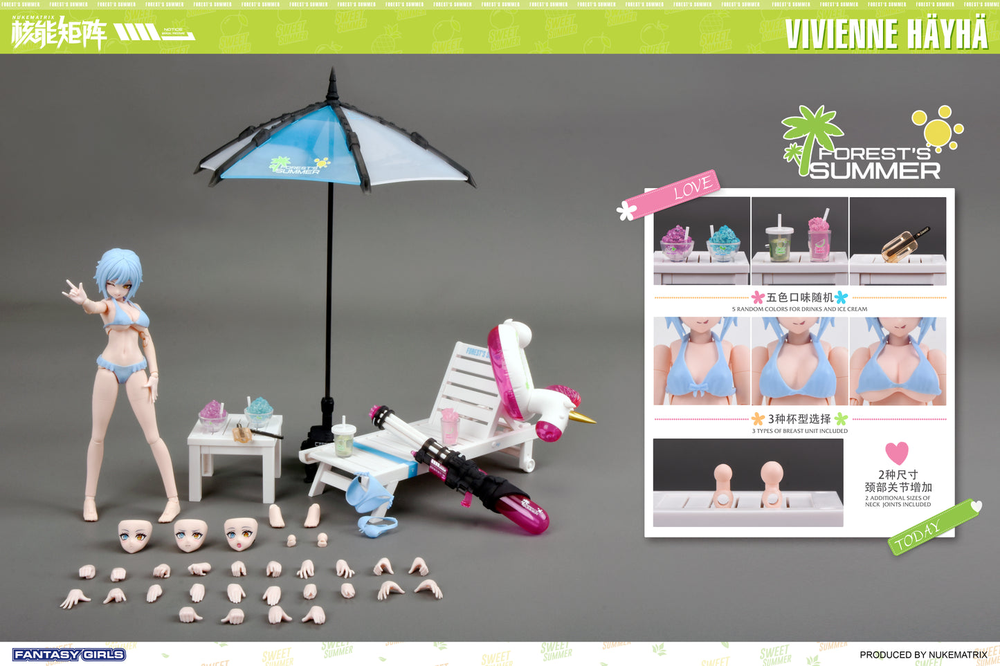 Fantasy Girls Forest's Summer 1/12 Vivenne Hayha (Summer Shine Ver.) Model Nuke Matrix