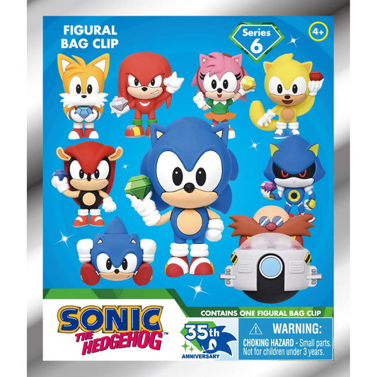 SONIC SERIES 6 3D FOAM BAG CLIP Monogram