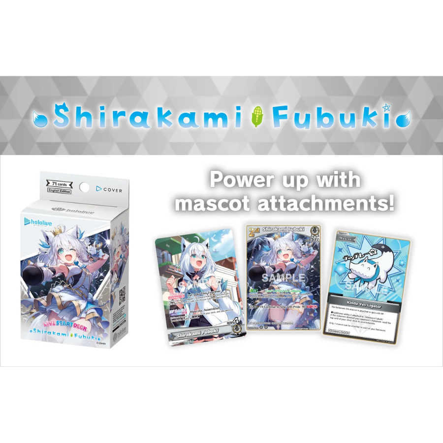 Hololive CG Card Game Shirakami Fubuki Live Start Deck 14