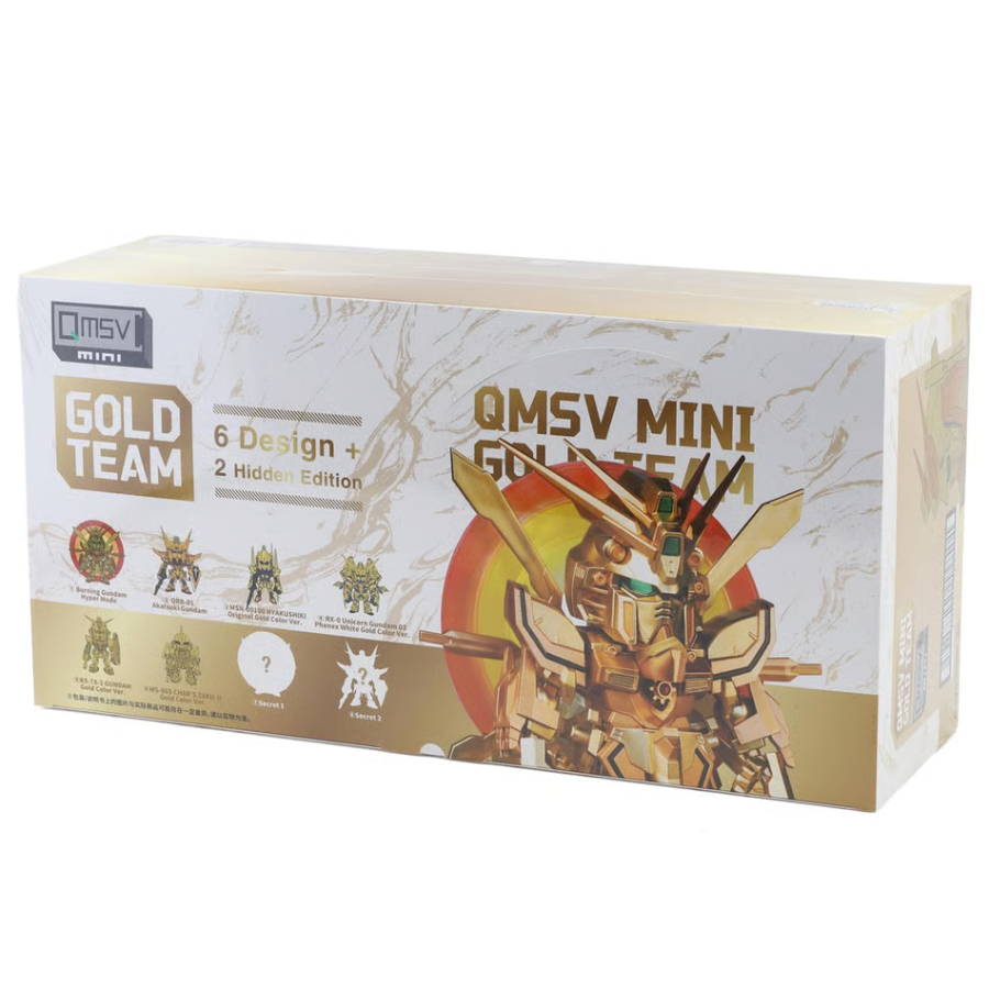 Gundam QMSV mini Gold Gundamn Bandai Namco