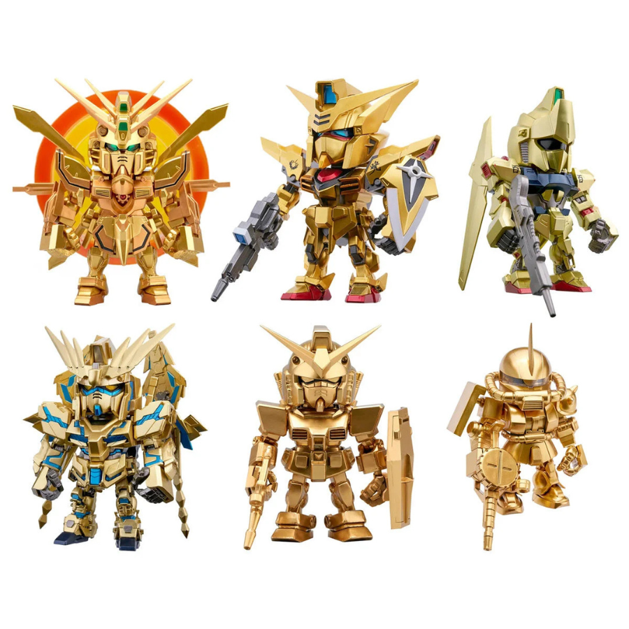 Gundam QMSV mini Gold Gundamn Bandai Namco