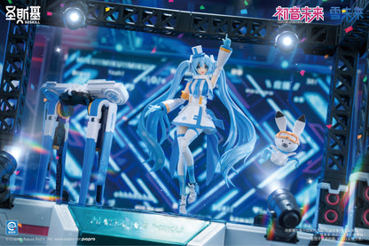 Vocaloid Hatsune Miku Mirai Snow Eastern Model SHENGGE SOSKILL X Plastic Model Kit
