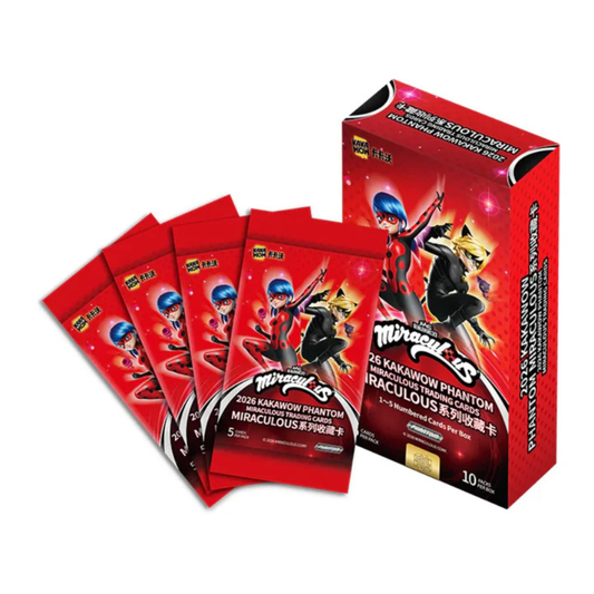 KAKAWOW PHANTOM Miraculous 2026 Trading Cards BOX (10 Packs)