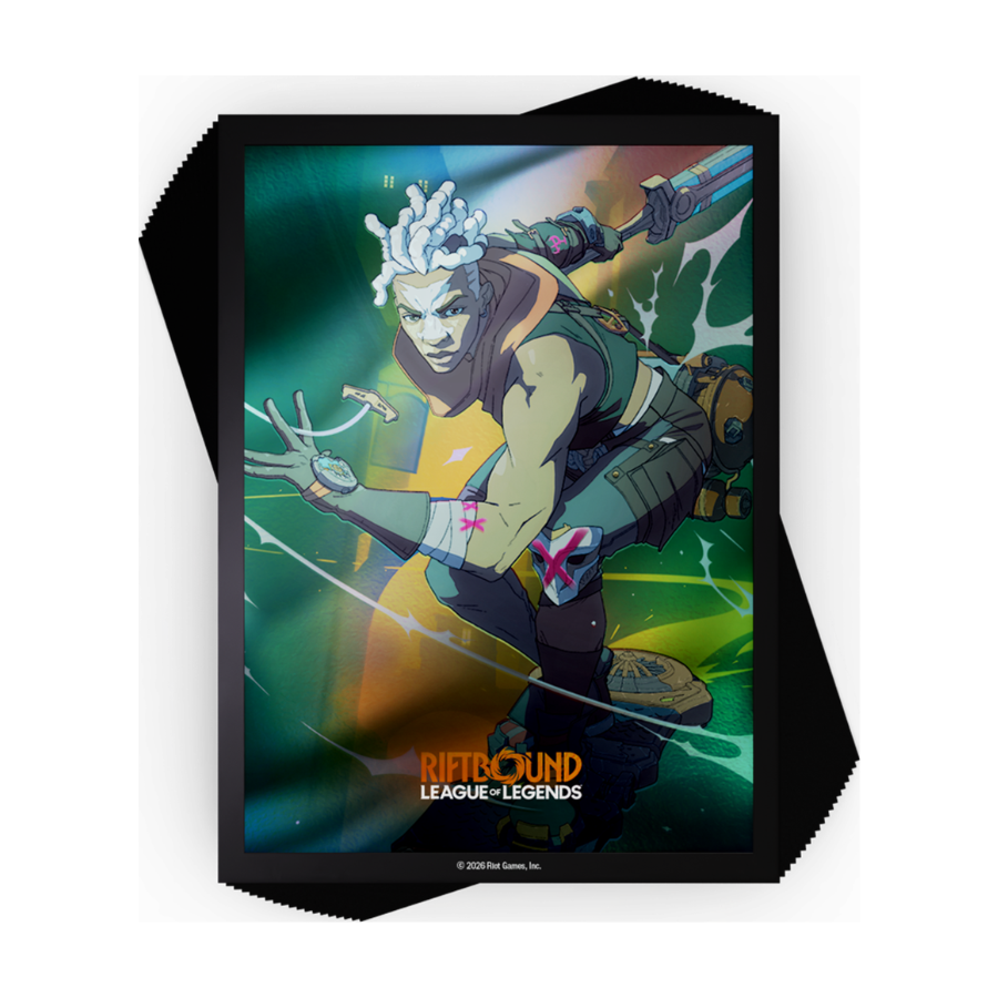 Riftbound League of Legends TCG Radiance Art Sleeves #1 Ekko 100CT