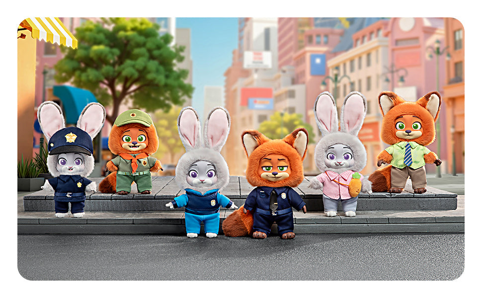ZOOTOPIA Disney NICK & JUDY'S Growth Journey Series Plush Blind