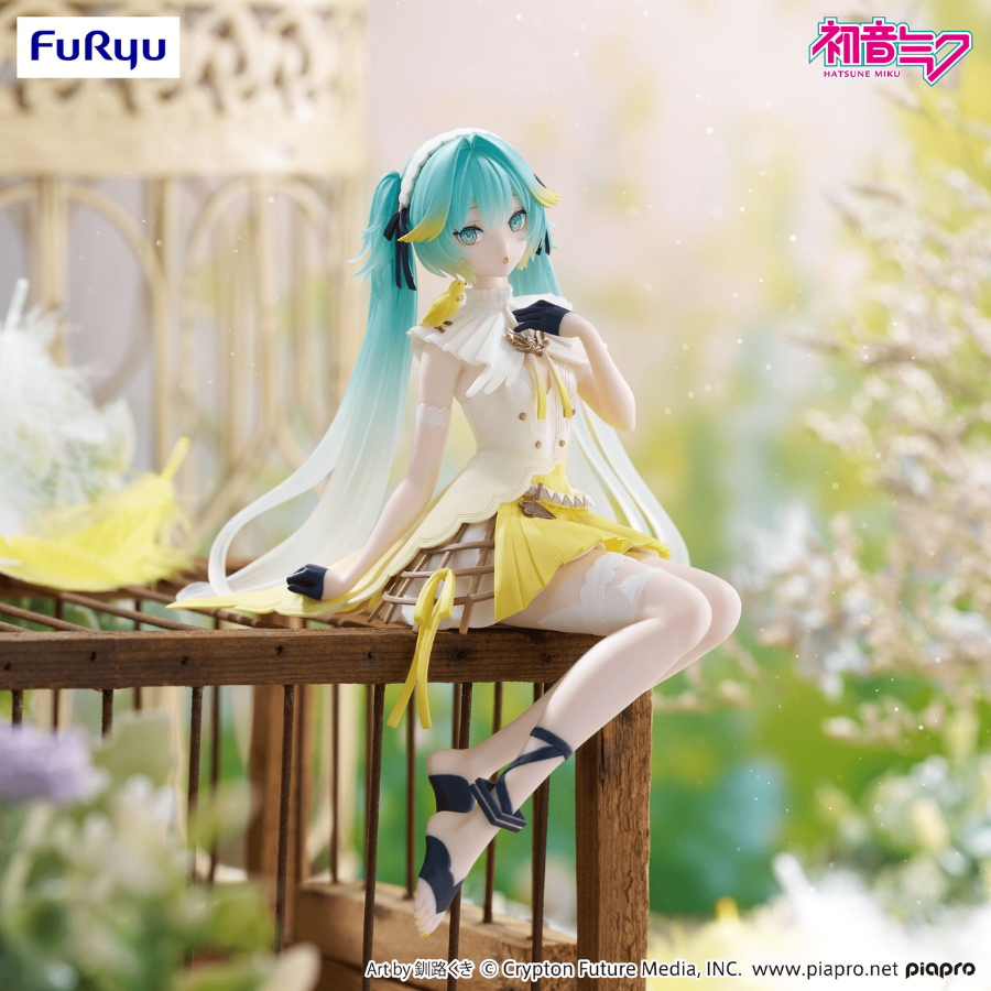 Hatsune Miku Noodle Stopper Figure Canary Bird FuRyu