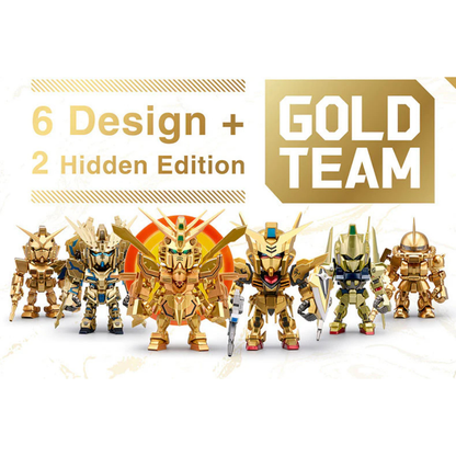 Gundam QMSV mini Gold Gundamn Bandai Namco