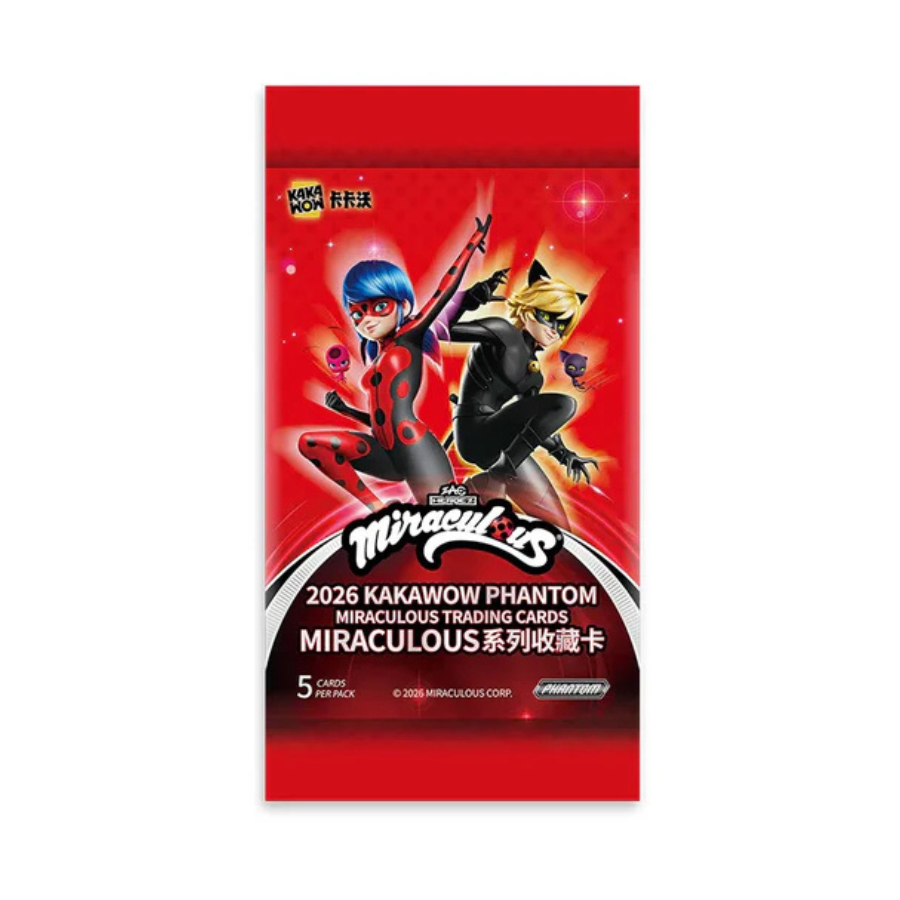 KAKAWOW PHANTOM Miraculous 2026 Trading Cards BOX (10 Packs)