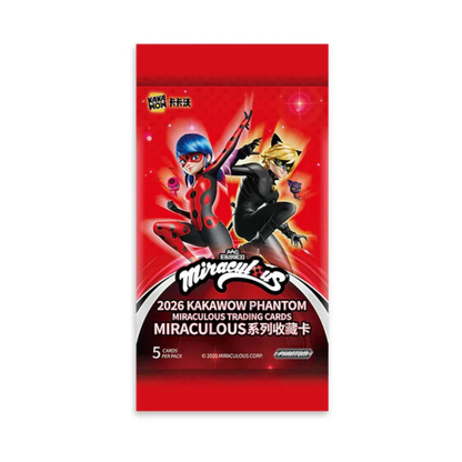 KAKAWOW PHANTOM Miraculous 2026 Trading Cards BOX (10 Packs)