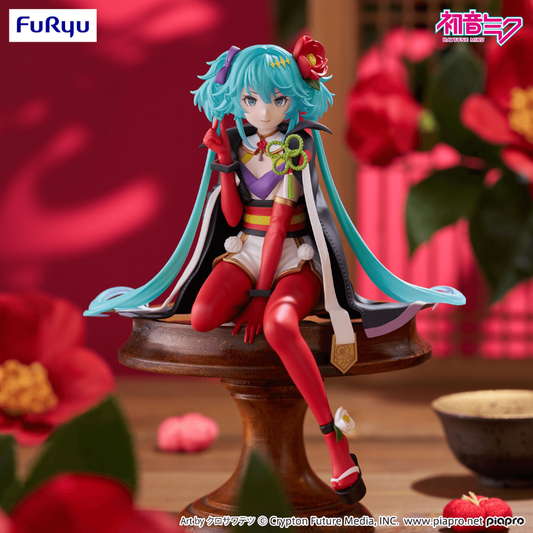 Hatsune Miku Noodle Stopper Figure Flower Fairy Camellia FuRyu