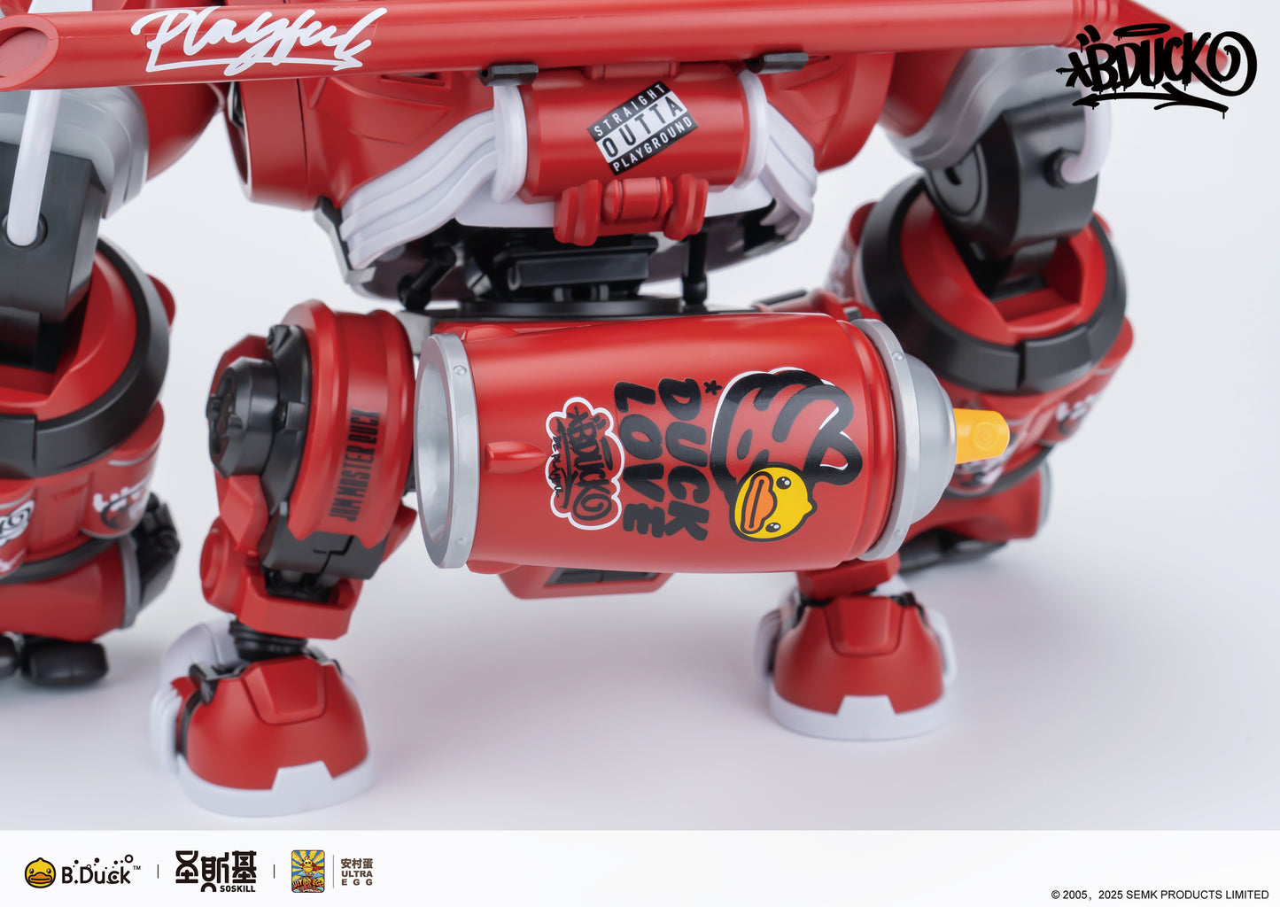 SHENGGE SOSKILL x ULTRA EGG Hip hop Duck Plastic Model Kit Eastern Model