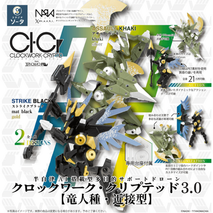 CLOCKWORK-CRYPTID3.0 [Dragon-kin, Close Combat Type] SO-TA