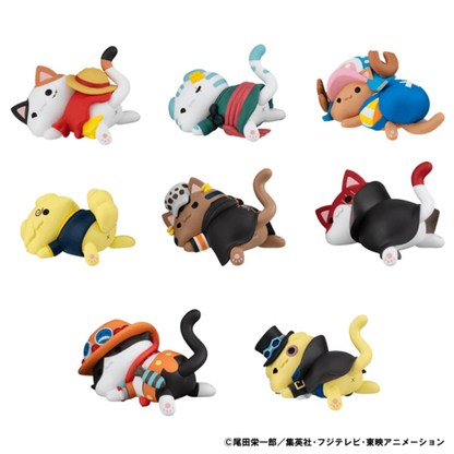 ONE PIECE Nyan Piece Nyan！MEGA CAT PROJECT Stickie！MEGAHOUSE