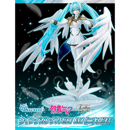 Gundam Mobile Suit 45th Anniversary X Hatsune Miku Lucrea Hatsune Miku X Wing Gundam Zero EW MEGAHOUSE
