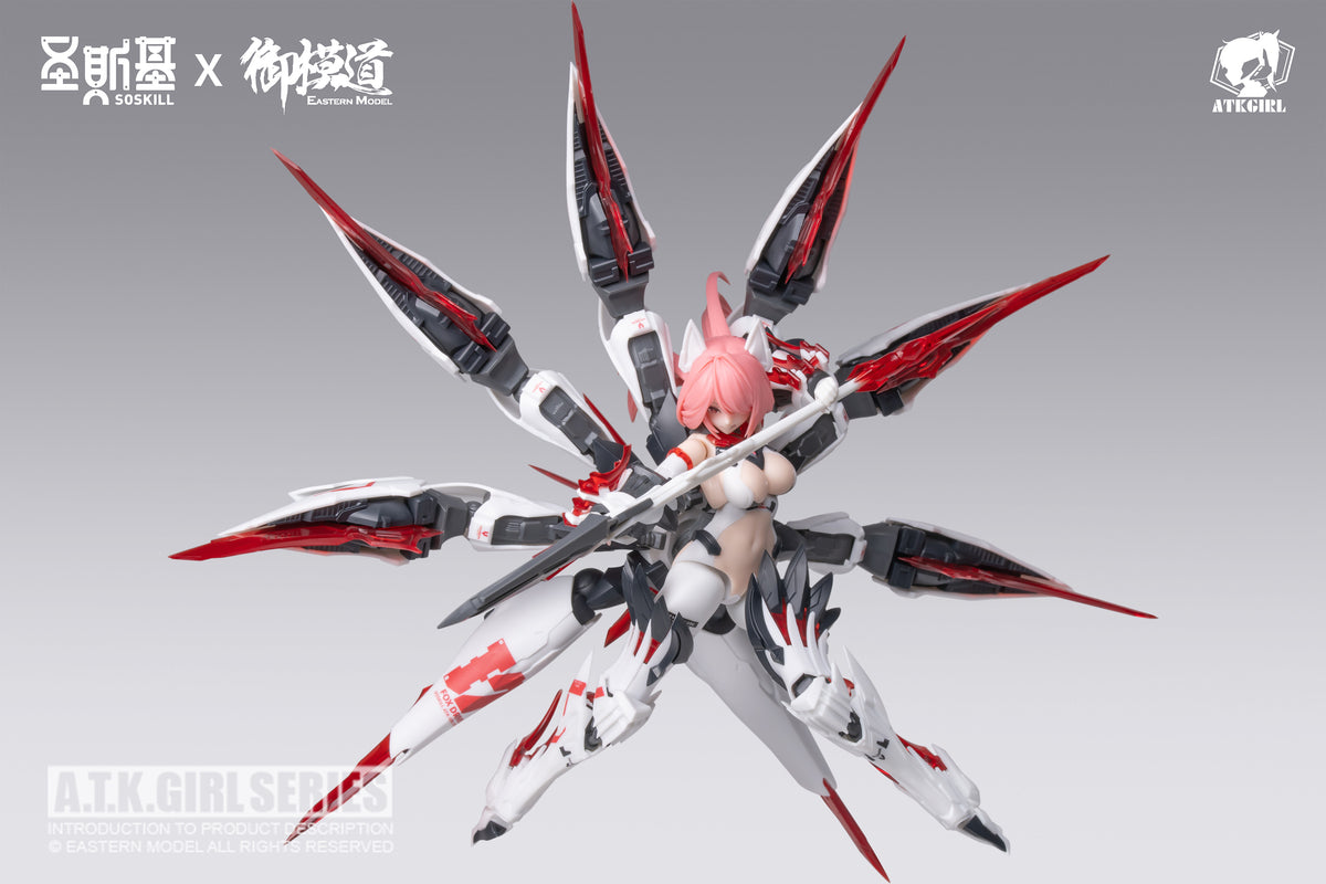 SHENGGE 1/12 A.T.K.Girl The Nine-Tailed Fox Daji Plastic Model Kit Eastern Model