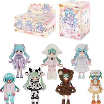 BLOKEES x Hatsune Miku Fluffy Sweet Dream Party 1/12 BJD Action Figure Blind Box