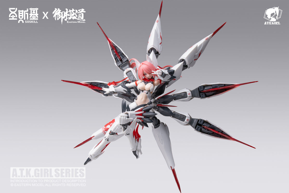 SHENGGE 1/12 A.T.K.Girl The Nine-Tailed Fox Daji Plastic Model Kit Eastern Model