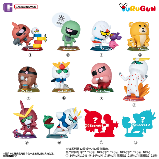 Gundam Mobile Suit Yurugun Blind Box Vol.3 Bandai Namco