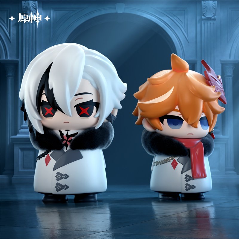 Genshin Impact Frost and Flame Series Fatui Harbingers Chibi Figure Blind Box miHoYo