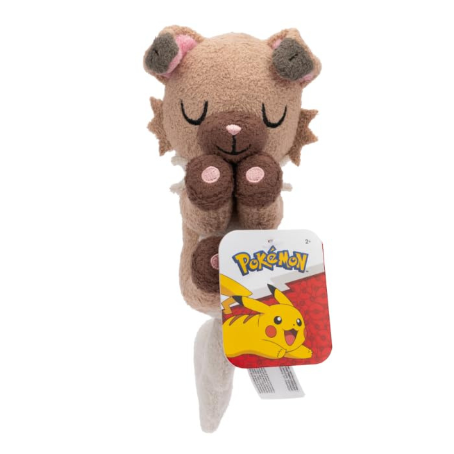 Pokémon Rockruff Sleeping Plush 5 Inch Jazwares