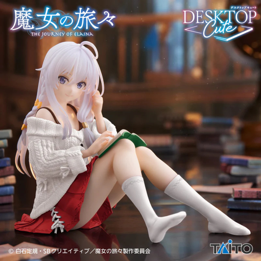 Wandering Witch: The Journey of Elaina Desktop Cute Figure Elaina (Casual Clothes Ver.) Renewal TAITO