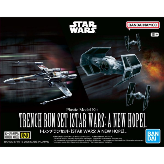 STAR WARS Vehicle Model 020 Trench Run Set [A NEW HOPE] Bandai Model Kit