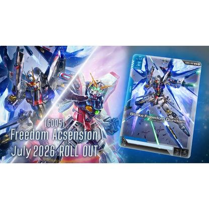 GUNDAM CG GD-05 Card Game Freedom Ascension Booster BOX (24 Packs)