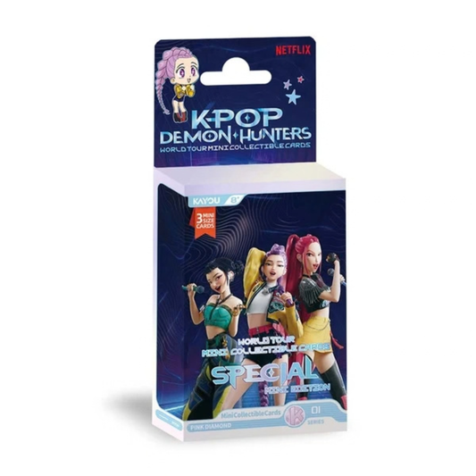 KPop Demon Hunters Collectible Trading Cards Special mini Edition Series 1 (3 Cards)KAYOU