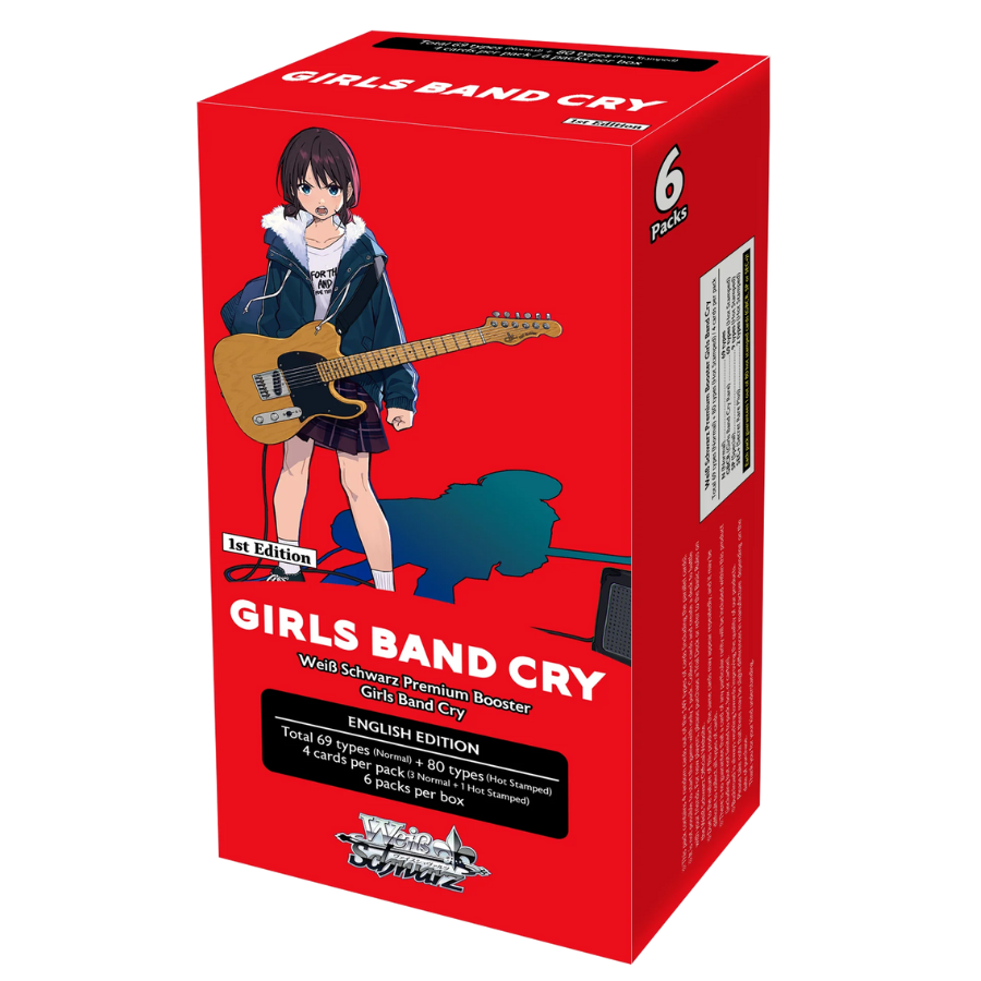 Weiss Schwarz Girl's Band Cry Premium Booster BOX (6 Packs)