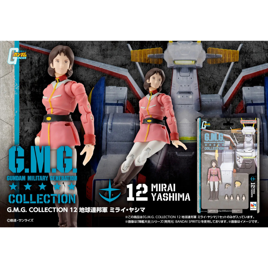 G.M.G. COLLECTION 11 Mobile Suit Gundam Earth Federation Mirai Yashima MEGAHOUSE