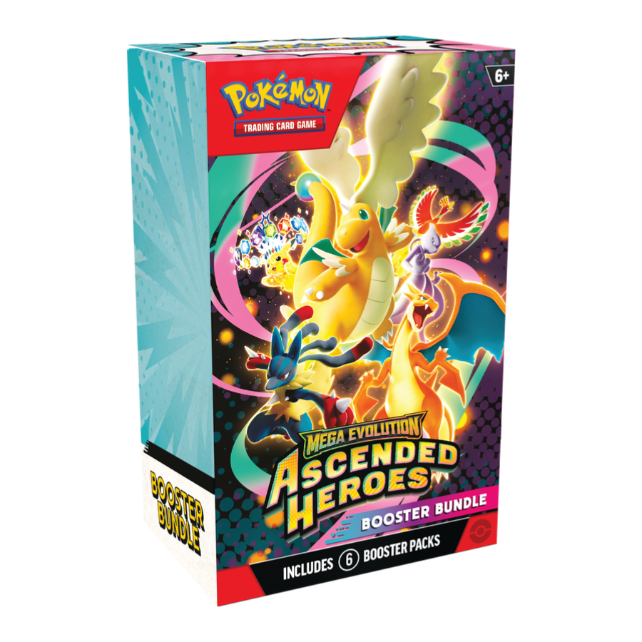 Pokémon TCG: Mega Evolution Ascended Heroes Booster Bundle (6 Packs)