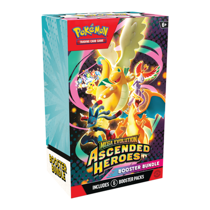 Pokémon TCG: Mega Evolution Ascended Heroes Booster Bundle (6 Packs)