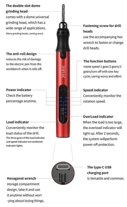 ES-P DSPIAE Portable Electric Sanding Pen