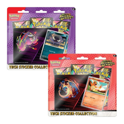 Pokémon TCG: Mega Evolution Ascended Heroes Tech Sticker Collection 3 packs