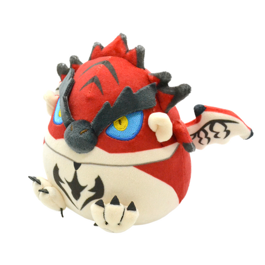 Monster Hunter Fluffy Eggshaped Plush Mini Rathalos CAPCOM