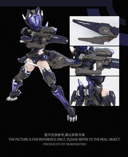 Cyber Forest [Fantasy Girls] 1/12 F.O.X. Long-Range Striker Unit Vivienne Hayha Model Kit Nuke Matrix