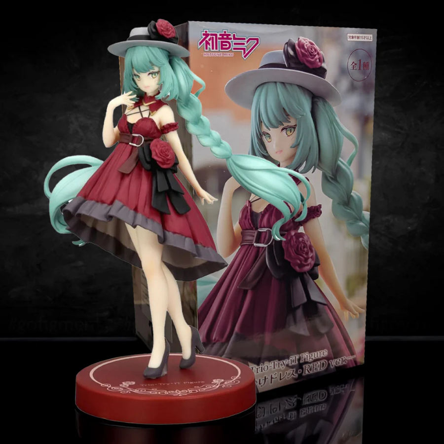 Hatsune Miku Trio-Try-iT Figure Outing Dress Red Color ver.FuRyu