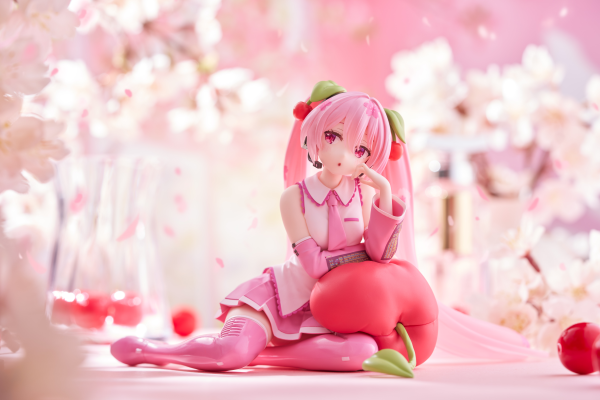 HATSUNE MIKU - Sakura Miku Desktop Cute Figure (Cherry Cushion Ver.)TAITO