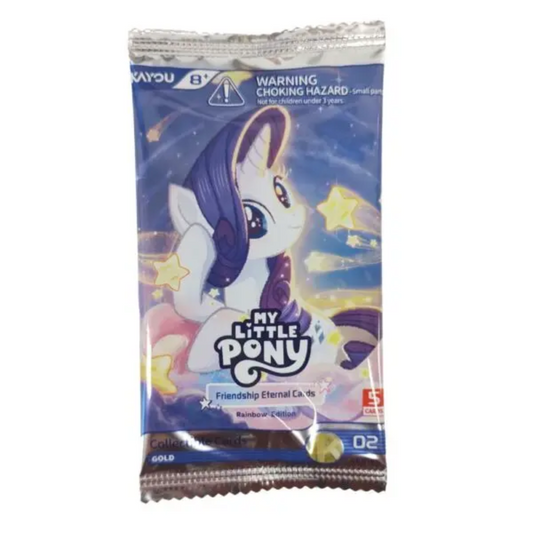 My Little Pony Friendship Eternal Cards Rainbow Edition Series 2 Booster Pack KAYOU (5 Cards)