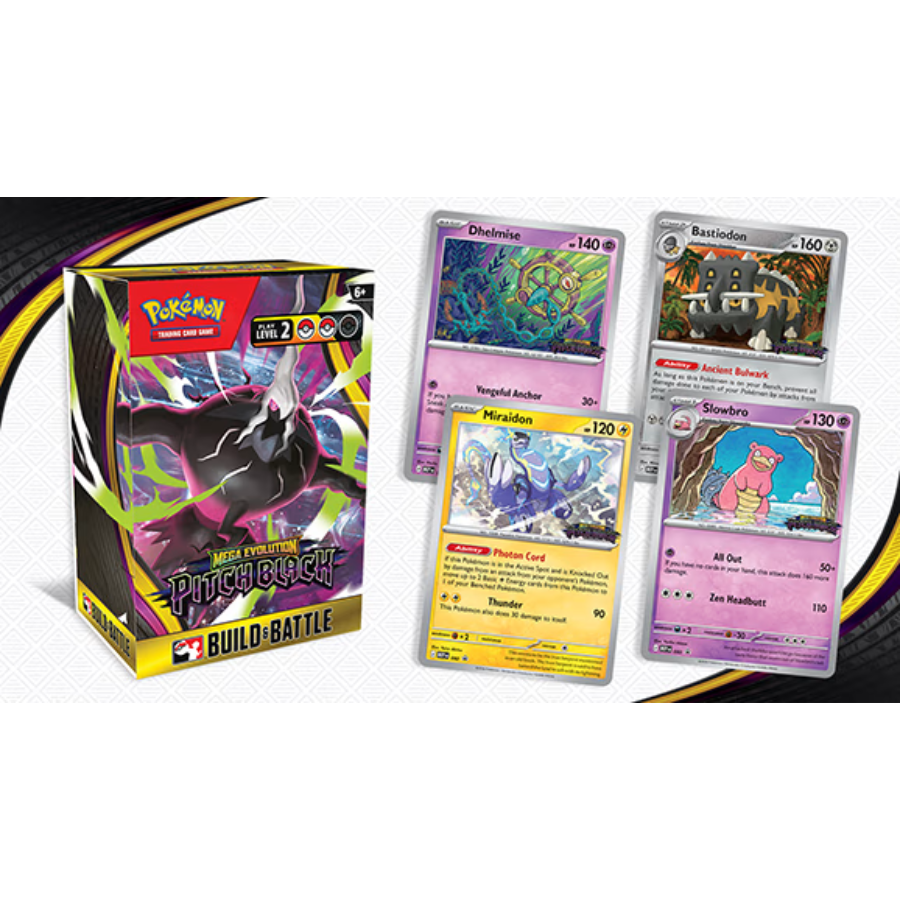 Pokémon TCG: ME05 Mega Evolution Pitch Black Build and Battle Kit (4 Packs)