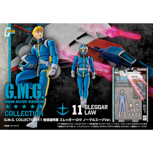 G.M.G. COLLECTION 11 Gundam Mobile Suit Earth Federation Sleggar Law Normal Suit Ver.MEGAHOUSE