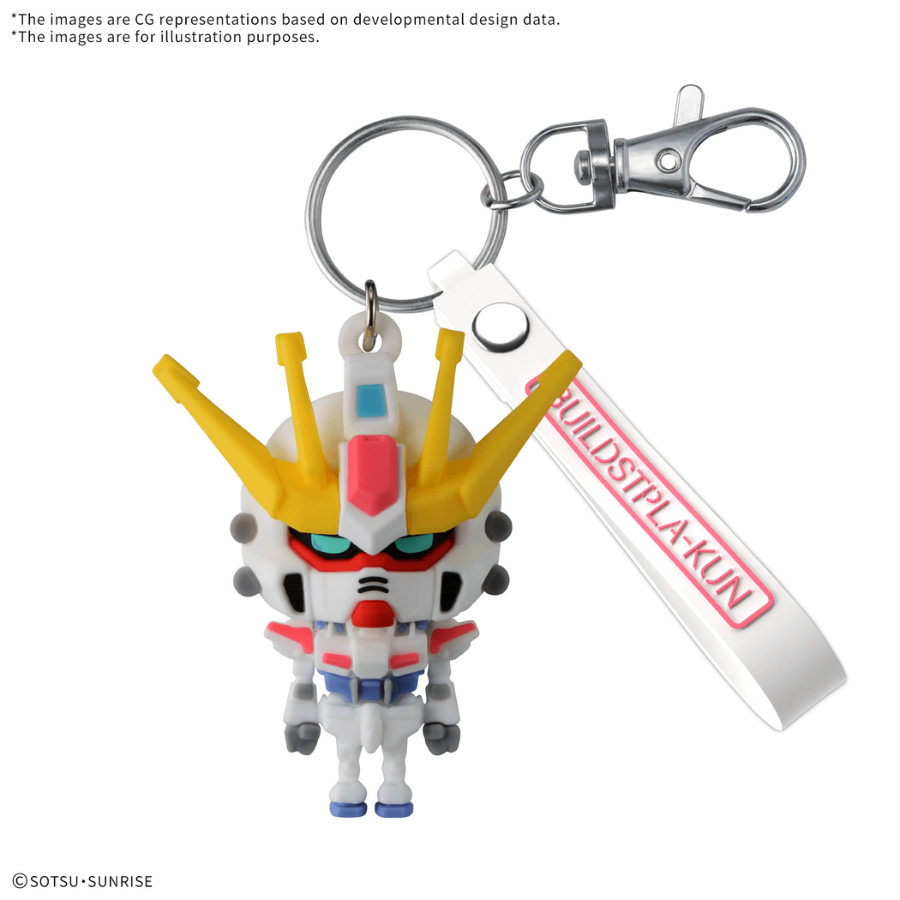 Gundam Build Fighters Bandai Buildstpla-kun 3D Rubber Mascot Keychain